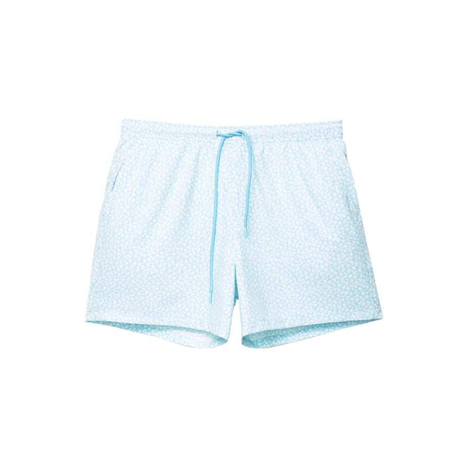 Pull&Bear Pull&Bear Zwemshorts lichtblauw / wit -