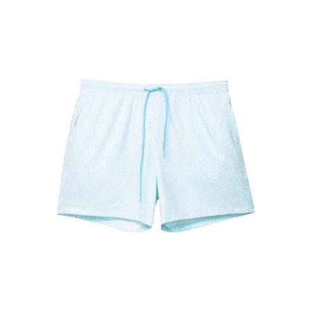 Pull&Bear Pull&Bear Zwemshorts lichtblauw / wit