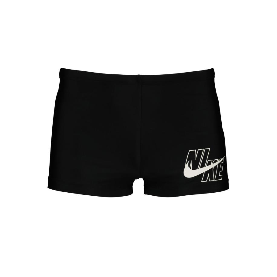 Nike Nike Swim Sportzwembroek zwart / wit -