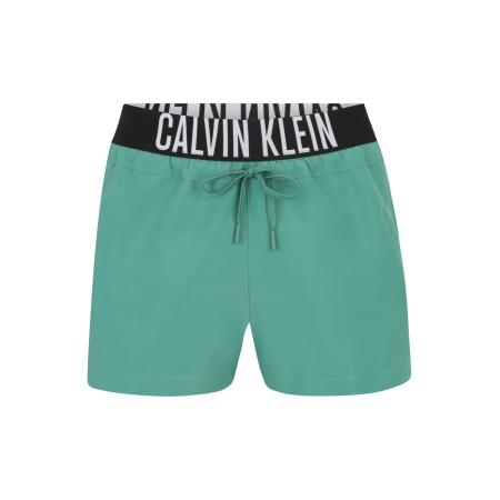 Calvin Klein Calvin Klein Swimwear Zwemshorts smaragd / zwart / wit