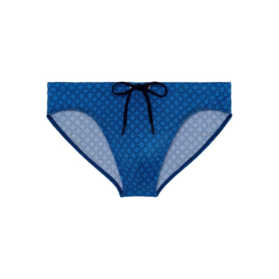 HOM HOM Zwembroek Swim Mini Brief Hendaye blauw -