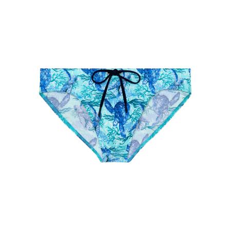 HOM HOM Zwembroek Swim Micro Briefs Tartane blauw