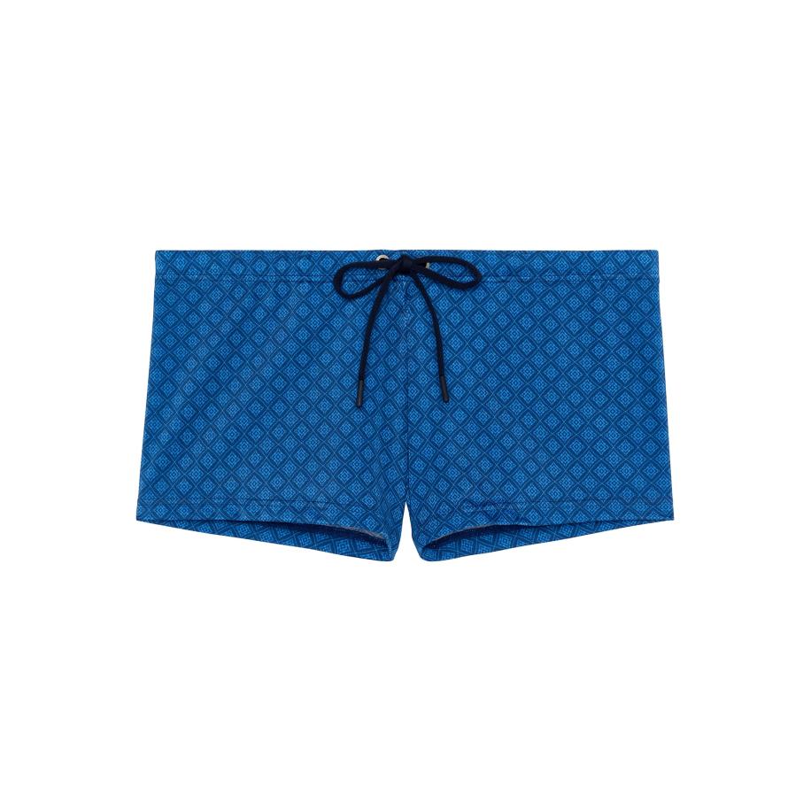 HOM HOM Zwembroek Swim Shorts Hendaye blauw -