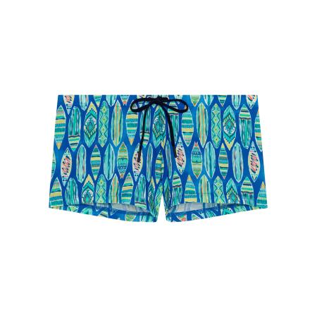 HOM HOM Zwembroek Swim Shorts Marbella blauw / gemengde kleuren