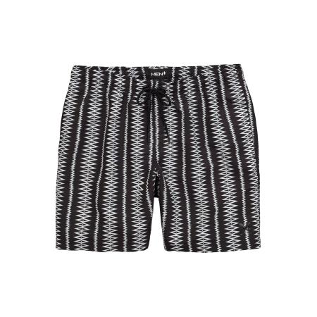 men plus Men Plus Zwemshorts zwart / wit