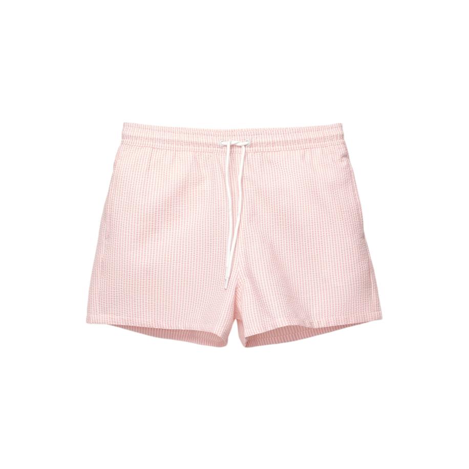 Pull&Bear Pull&Bear Zwemshorts rosa / wit -