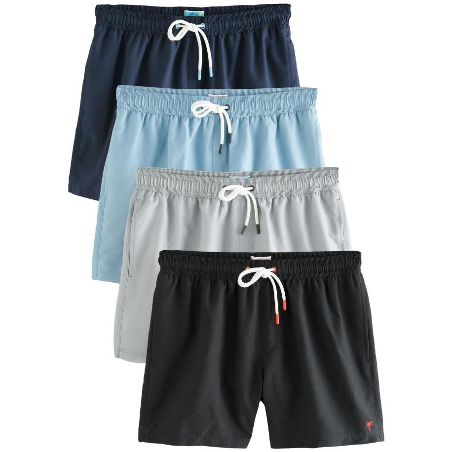 Next Next Zwemshorts Essential marine / lichtblauw / grijs / zwart -