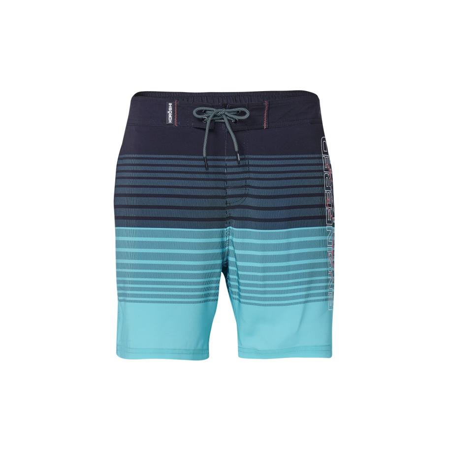 KOROSHI KOROSHI Zwemshorts turquoise / koraal / zwart / wit -