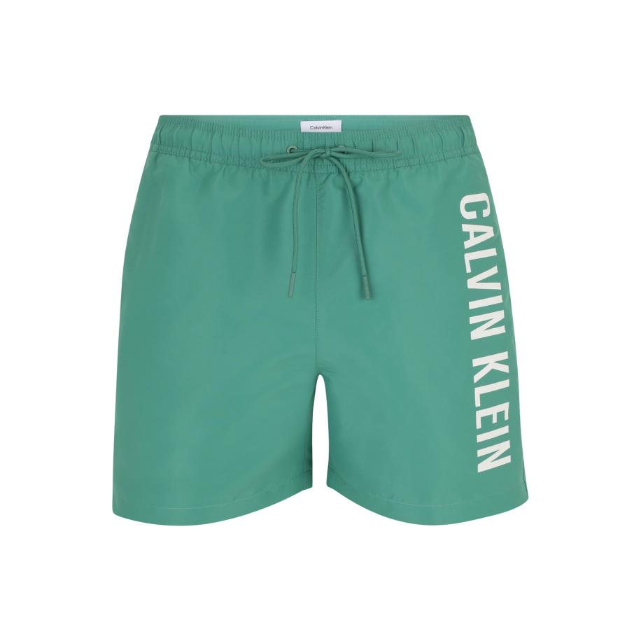 Calvin Klein Calvin Klein Swimwear Zwemshorts groen / wit -