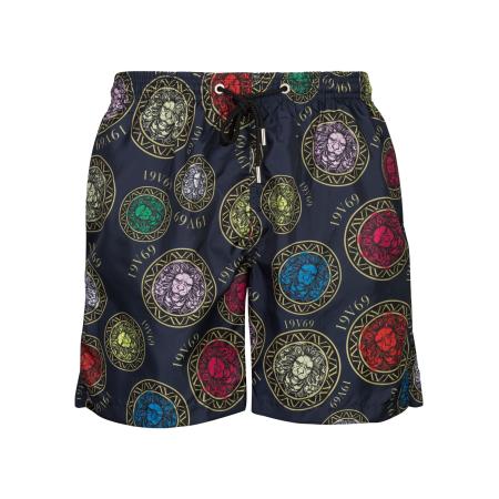 19V69 ITALIA 19V69 ITALIA Zwemshorts Siro navy / mintgroen / pastellila / rood