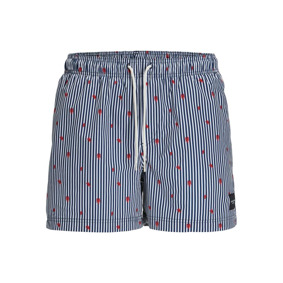 Jack & Jones JACK & JONES Zwemshorts JPSTMaui navy / rood / wit -