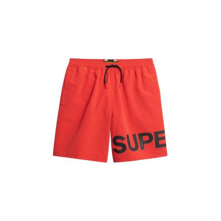 Superdry Superdry Zwemshorts marine / rood