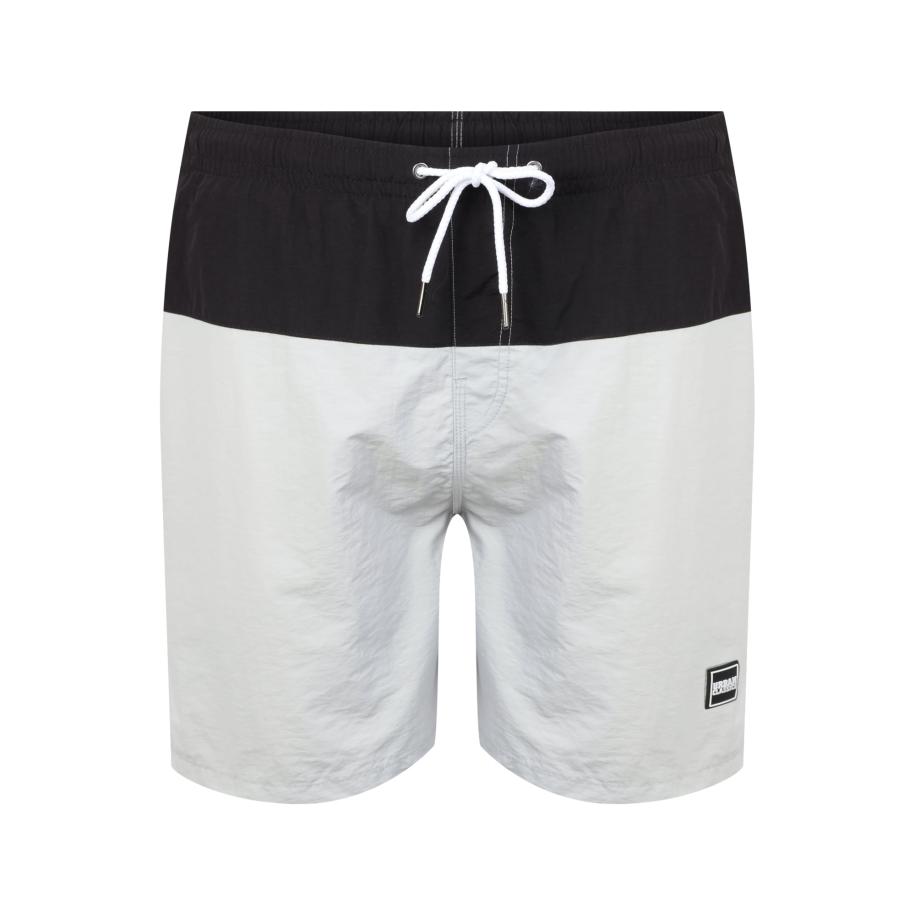 Urban Classics Urban Classics Zwemshorts lichtgrijs / zwart -