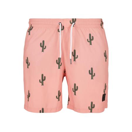 Urban Classics Urban Classics Zwemshorts lichtgroen / perzik