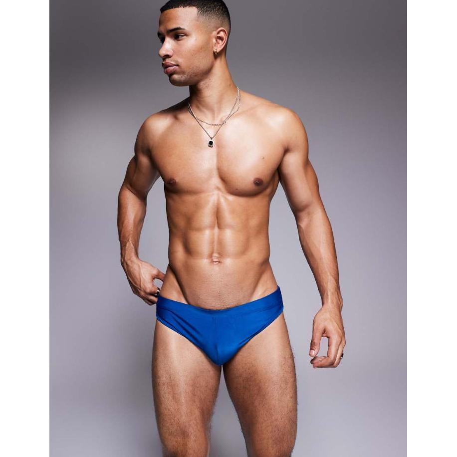 ASOS DESIGN - Zwemslip in blauw Blauw