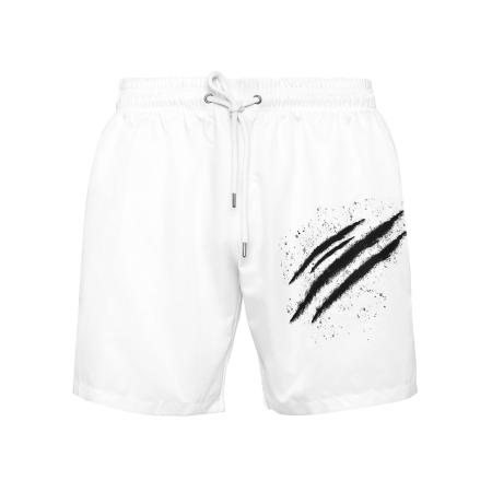 Plein Sport Plein Sport Zwemshorts zwart / wit