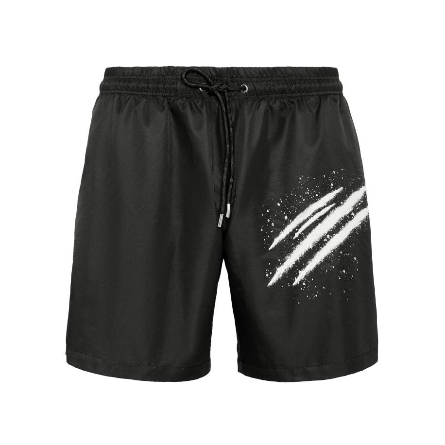 Plein Sport Plein Sport Zwemshorts zwart / wit -