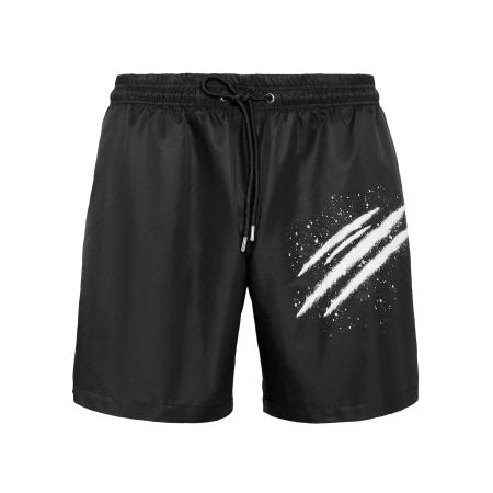Plein Sport Plein Sport Zwemshorts zwart / wit