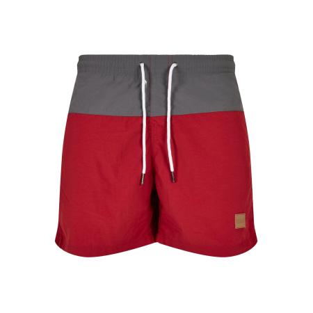Urban Classics Urban Classics Zwemshorts stone grey / vuurrood