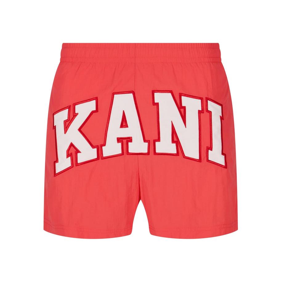 Karl Kani Karl Kani Boardshorts Serif rood / wit -