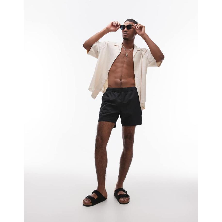 Topman - Zwemshort in zwart Zwart