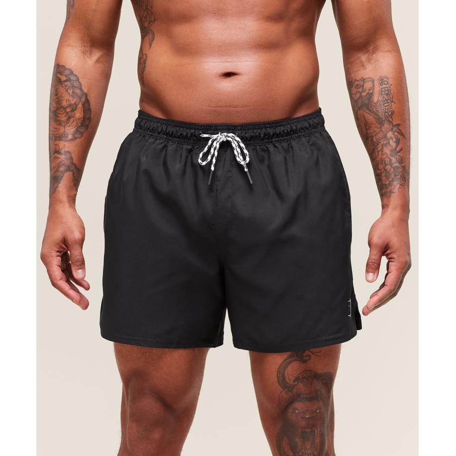 Gymshark 5 Swim Shorts Black Zwart
