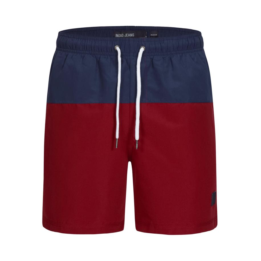 INDICODE JEANS INDICODE JEANS Zwemshorts Pruitt navy / donkerrood -