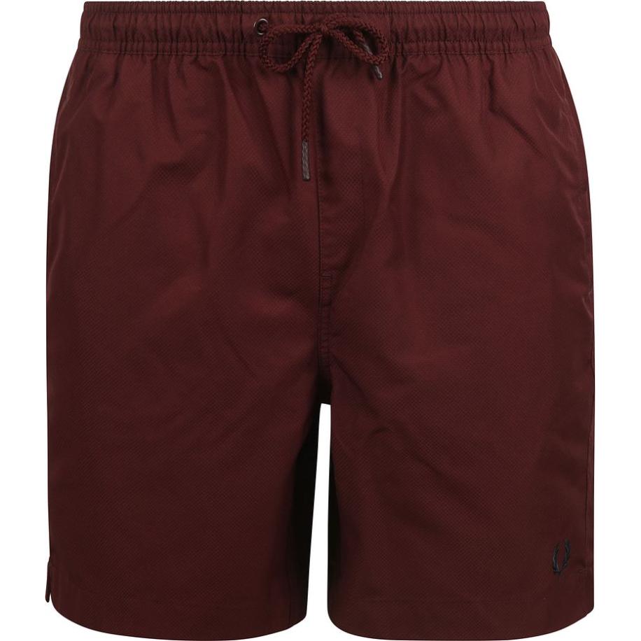 Fred Perry Zwembroek Bordeaux Rood