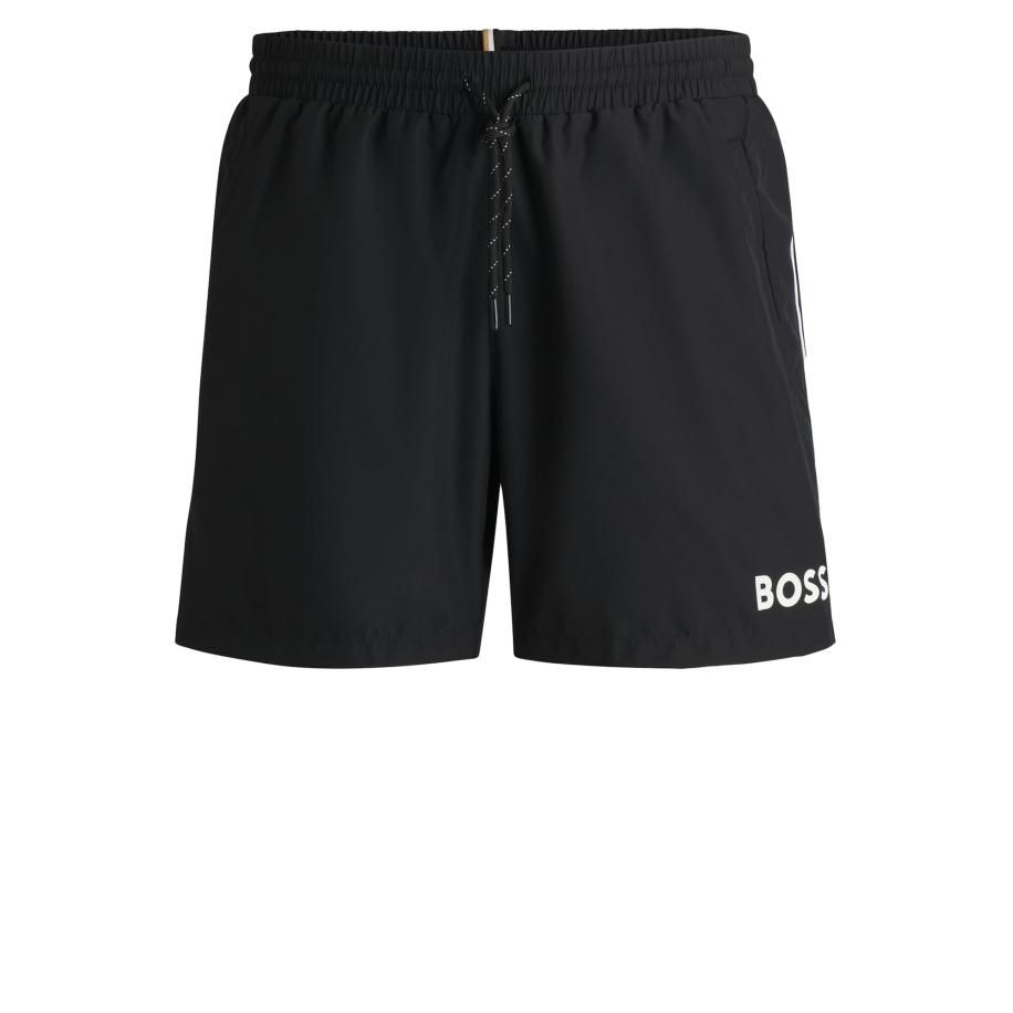 Hugo Boss BOSS Zwemshorts Starfish zwart / wit -