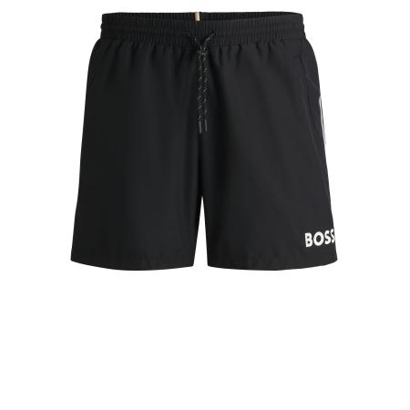 Hugo Boss BOSS Zwemshorts Starfish zwart / wit