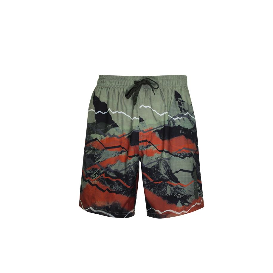 WAVEBREAKER wavebreaker Zwemshorts kaki / knalrood / zwart -