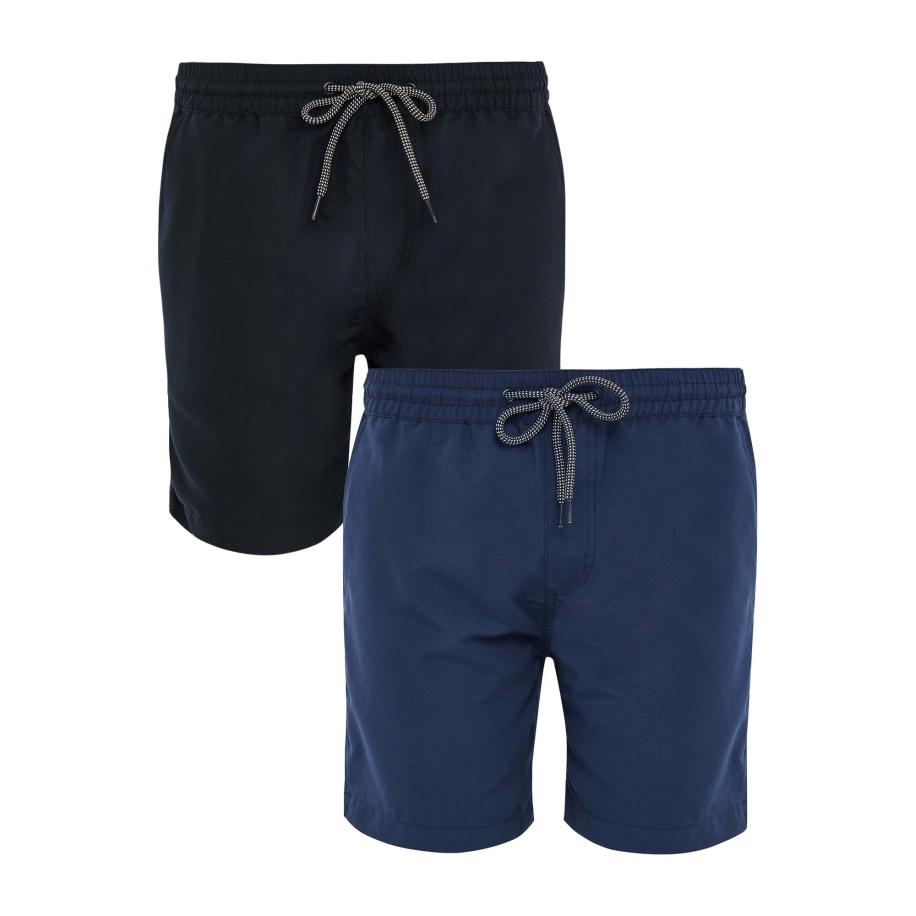 Threadbare Threadbare Zwemshorts navy / zwart -