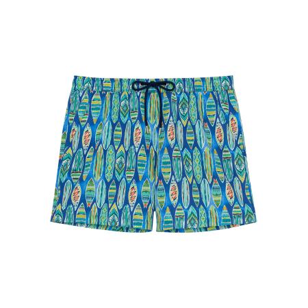 HOM HOM Zwemshorts Beach Boxer Marbella blauw / gemengde kleuren