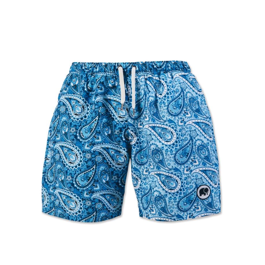 Trendsplant Trendsplant Zwemshorts PAISLEY SEAQUAL®YARN blauw -