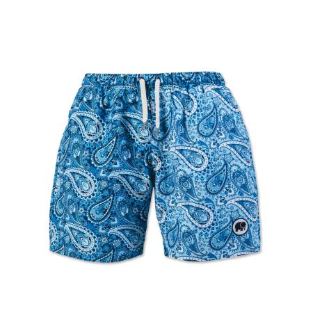 Trendsplant Trendsplant Zwemshorts PAISLEY SEAQUAL®YARN blauw