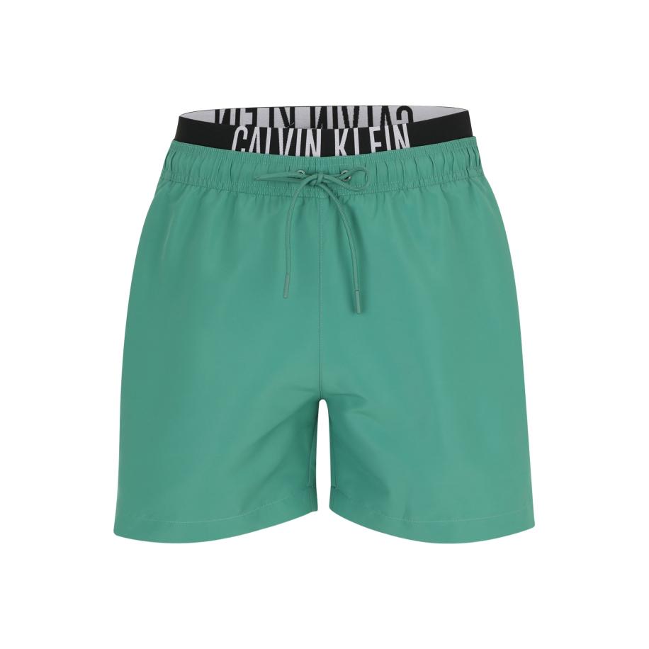 Calvin Klein Calvin Klein Swimwear Zwemshorts Intense Power smaragd / zwart / wit -