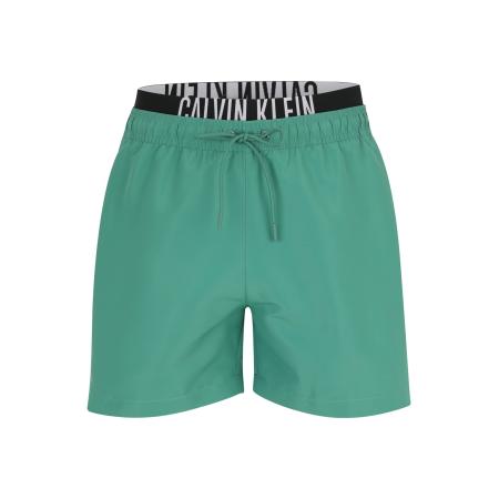 Calvin Klein Calvin Klein Swimwear Zwemshorts Intense Power smaragd / zwart / wit