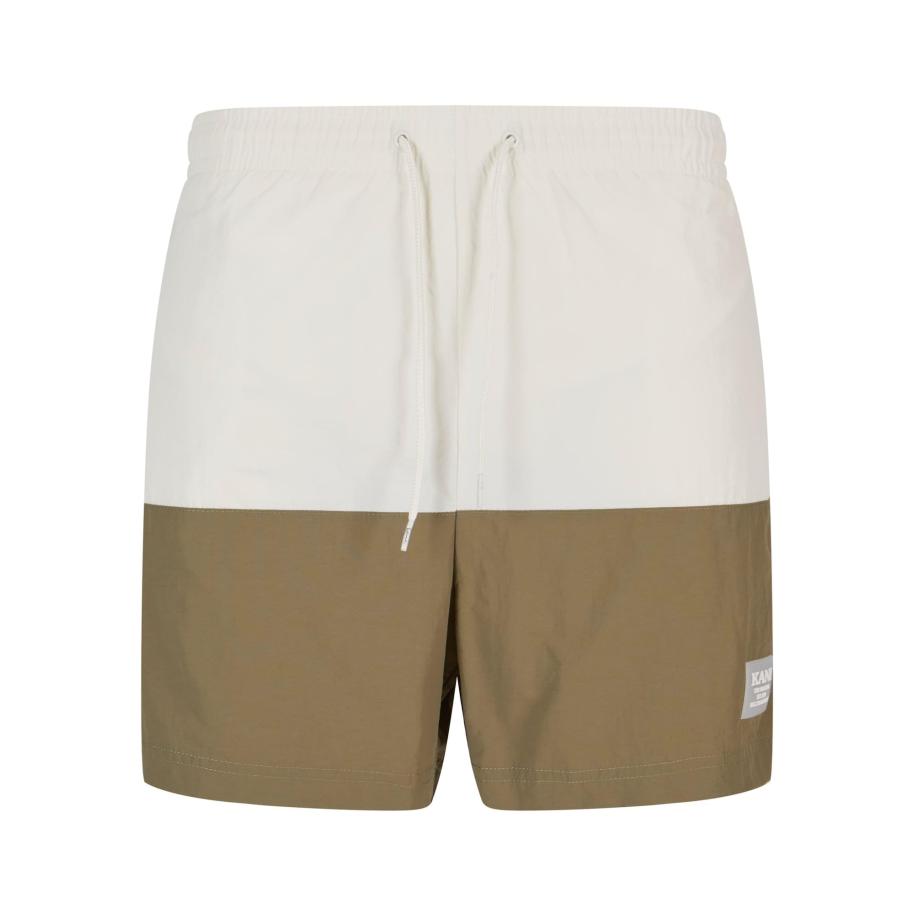 Karl Kani Karl Kani Zwemshorts olijfgroen / offwhite -