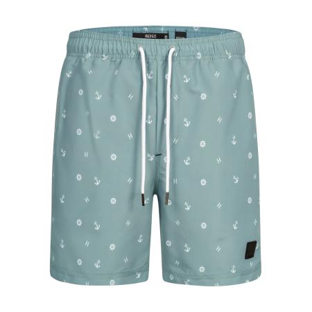 INDICODE JEANS INDICODE JEANS Zwemshorts Maya jade groen / wit