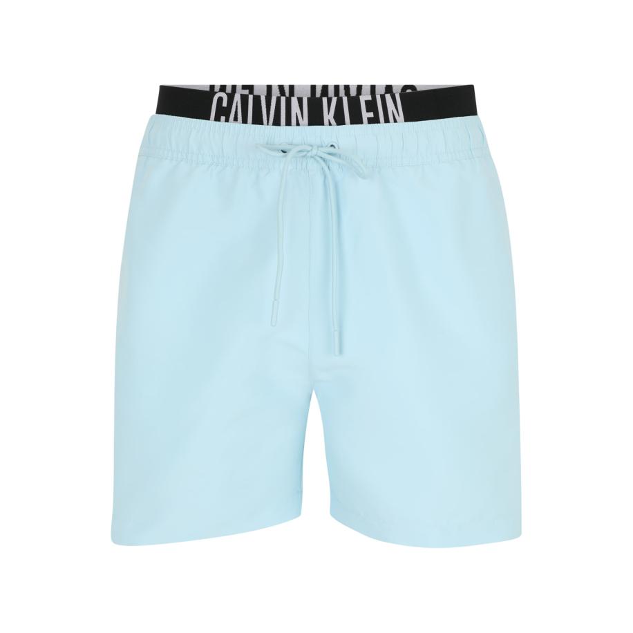 Calvin Klein Calvin Klein Swimwear Zwemshorts lichtblauw / lichtgrijs / zwart -