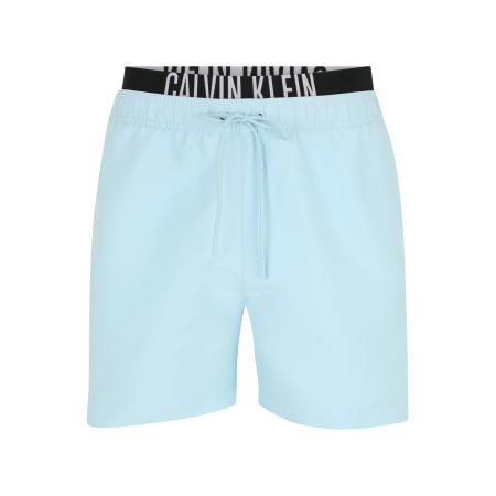 Calvin Klein Calvin Klein Swimwear Zwemshorts lichtblauw / lichtgrijs / zwart