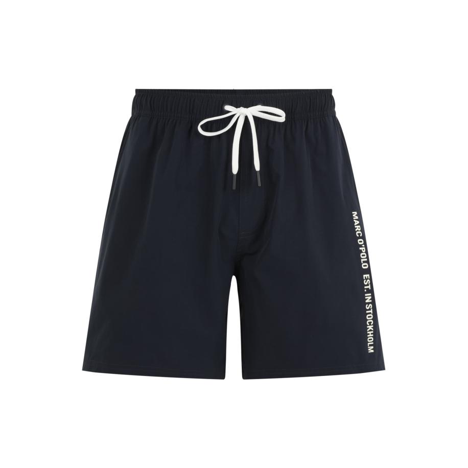 Marc O'Polo Marc OPolo Zwemshorts Olmen Essentials nachtblauw / wit -