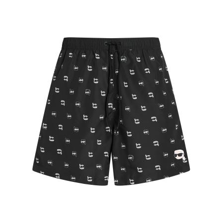 Karl Lagerfeld Karl Lagerfeld Zwemshorts zwart / wit