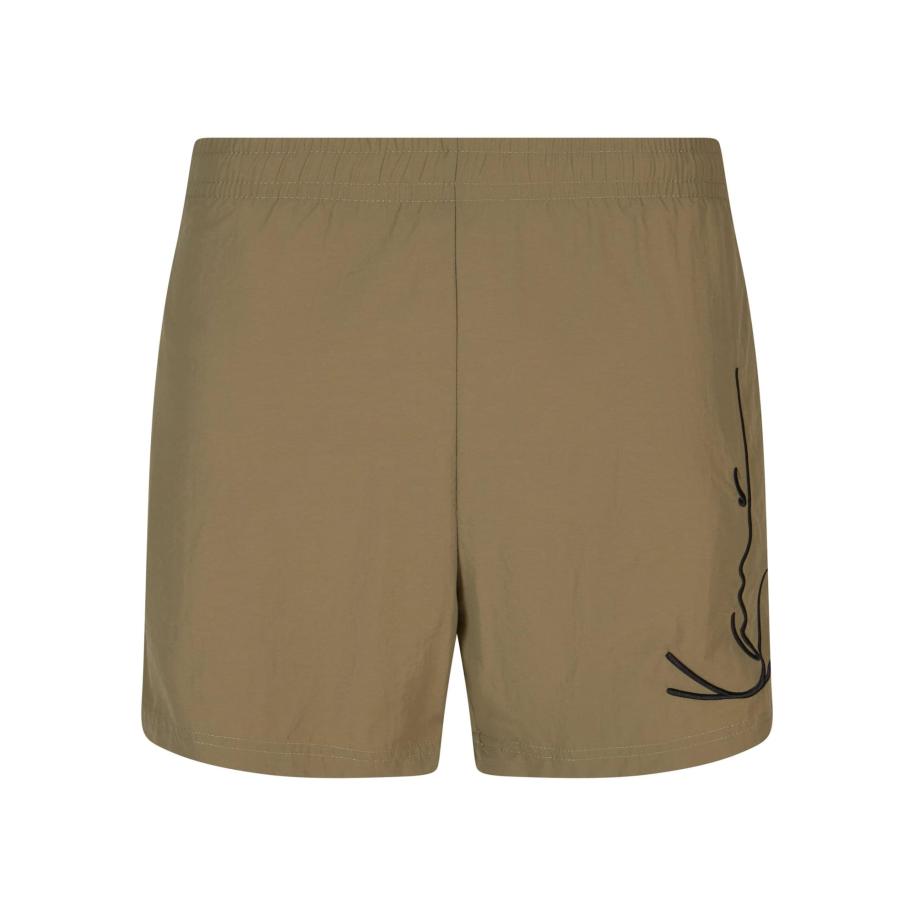 Karl Kani Karl Kani Zwemshorts olijfgroen / zwart -