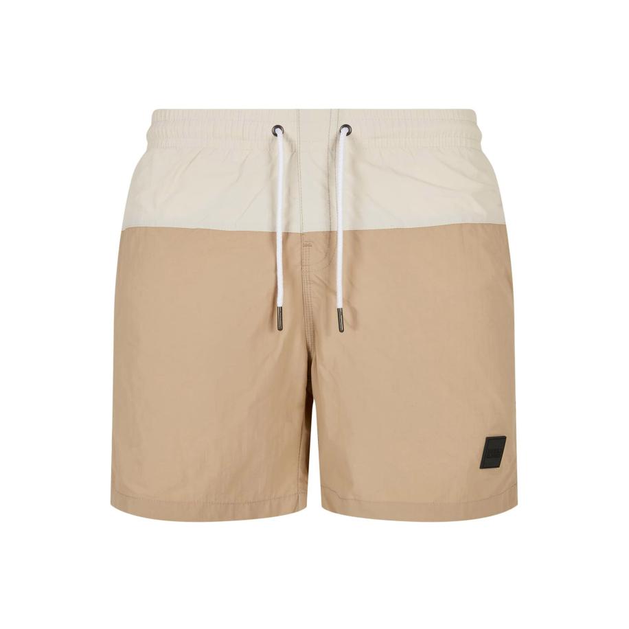 Urban Classics Urban Classics Zwemshorts beige / donkerbeige -