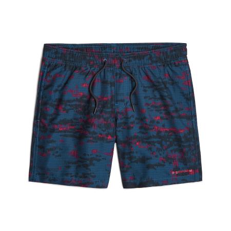 G-Star RAW G-STAR Zwemshorts Dirik donkerblauw / bordeaux / zwart