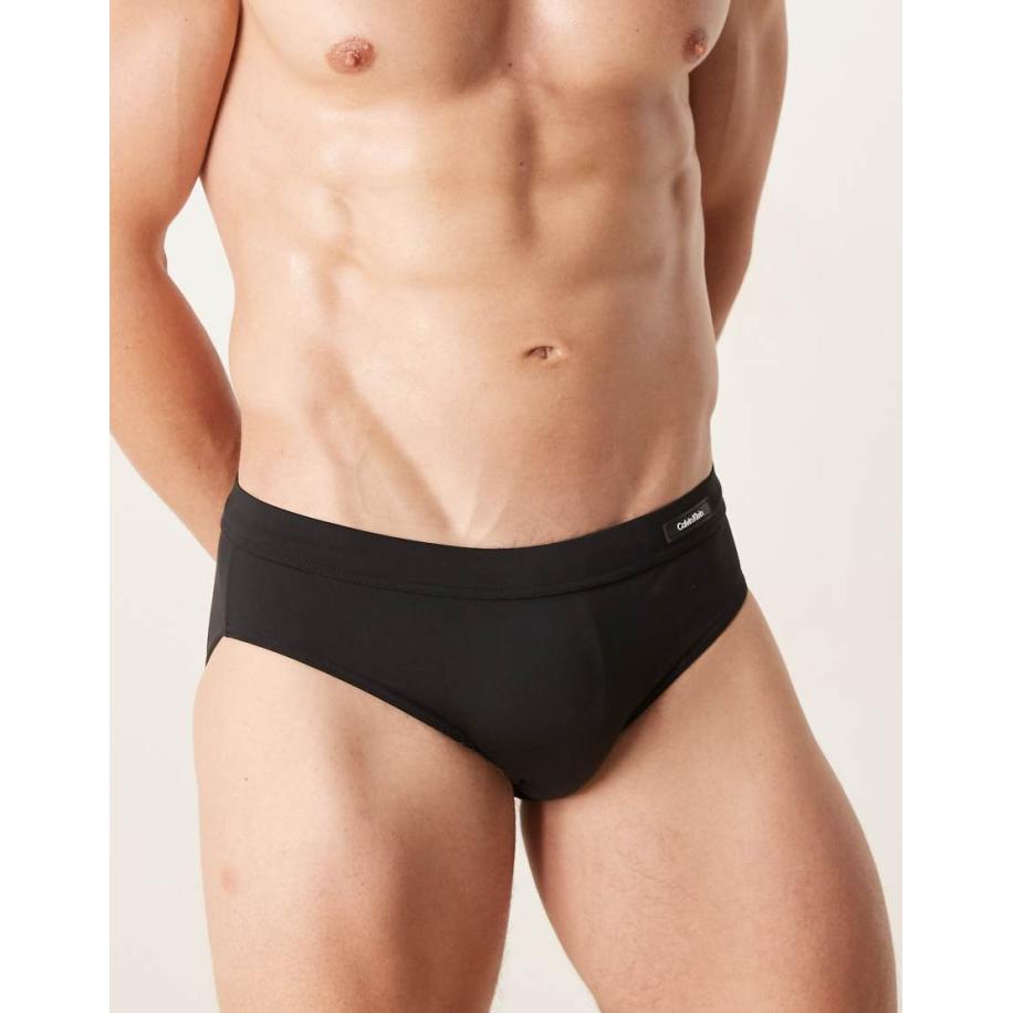 Calvin Klein - Zwemslip in zwart Zwart
