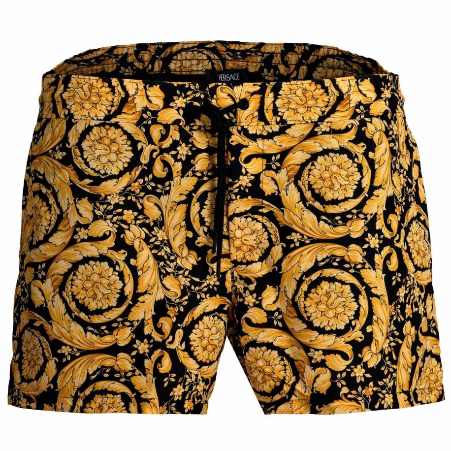 Versace VERSACE Zwemshorts geel / zwart -