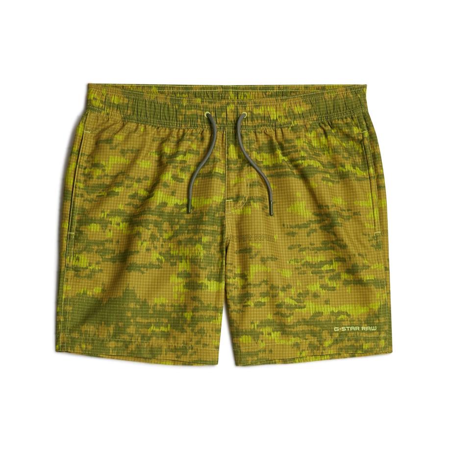 G-Star RAW G-STAR Zwemshorts kaki / appel / donkergroen -