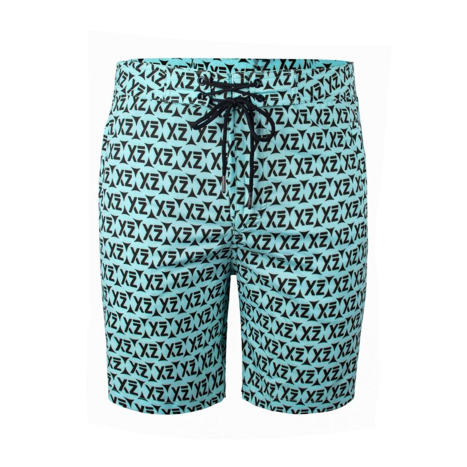 YEAZ YEAZ Zwemshorts Dazzers turquoise / zwart -